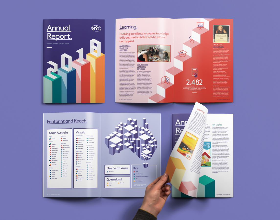 SYC 2018 Annual Report Design Agency WhiteRhino